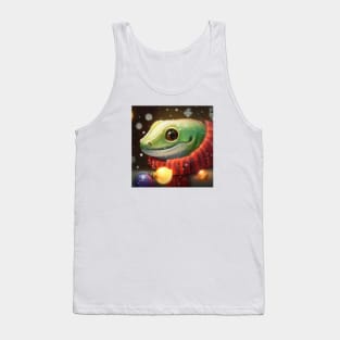 Cute Lizard Drawing Tank Top